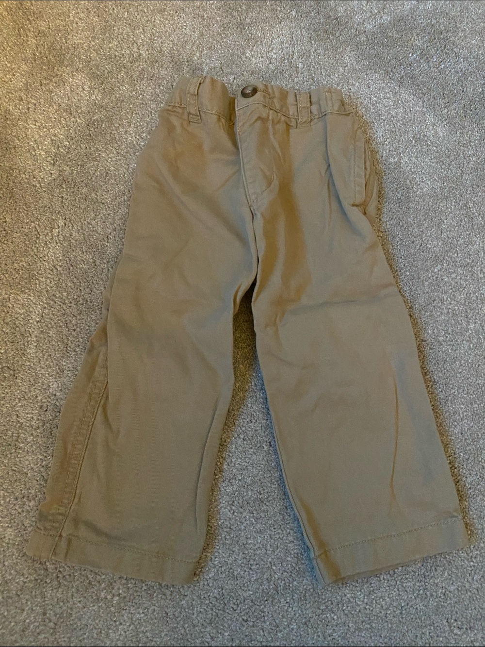 Place 18-24 Months Tan Chino Pants - Classic Everyday Bottoms